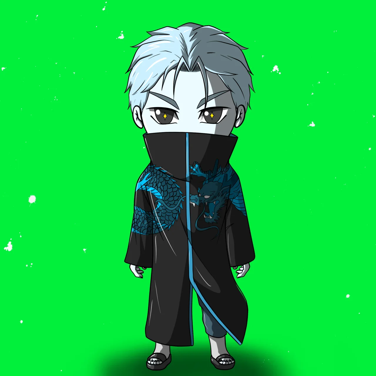 ALIEN #619. Version Chibi du NFT Alienzone.