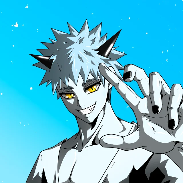 ALIEN #626. Illustration du NFT Alienzone. Eyes: Ryôshi; Hair: Senêben; Mark: None.