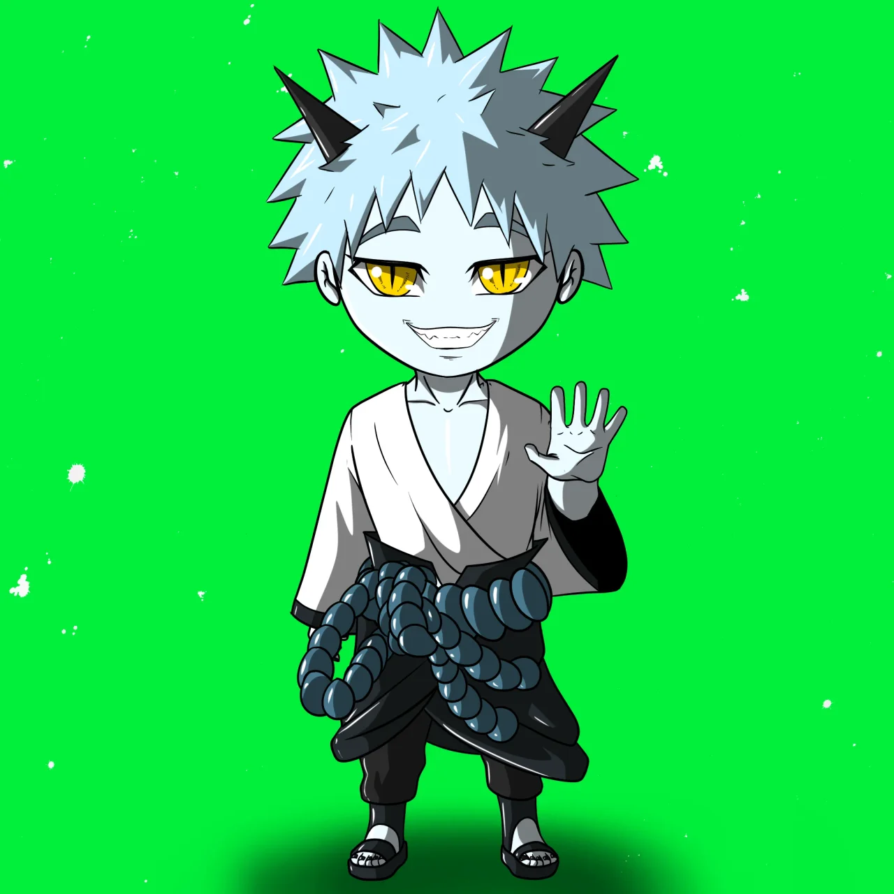 ALIEN #626. Version Chibi du NFT Alienzone.