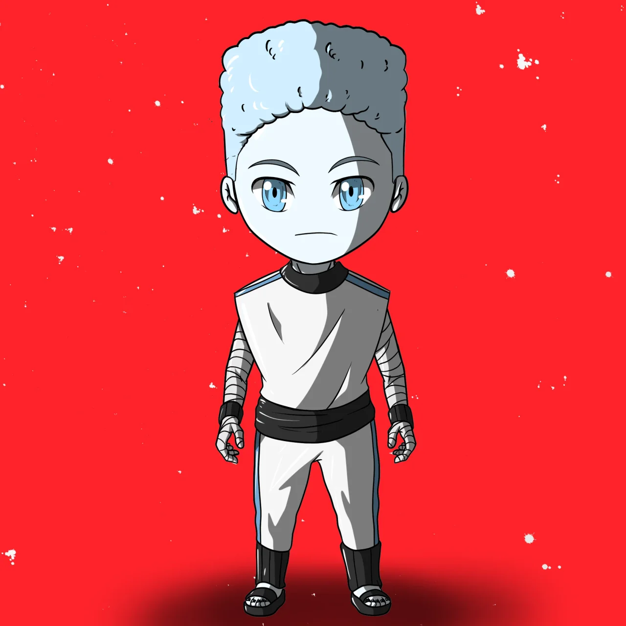 ALIEN #630. Alienzone NFT Chibi artwork.