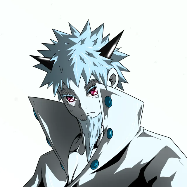 ALIEN #631. Illustration du NFT Alienzone. Eyes: Shinmoku; Hair: Senêben; Mark: None.
