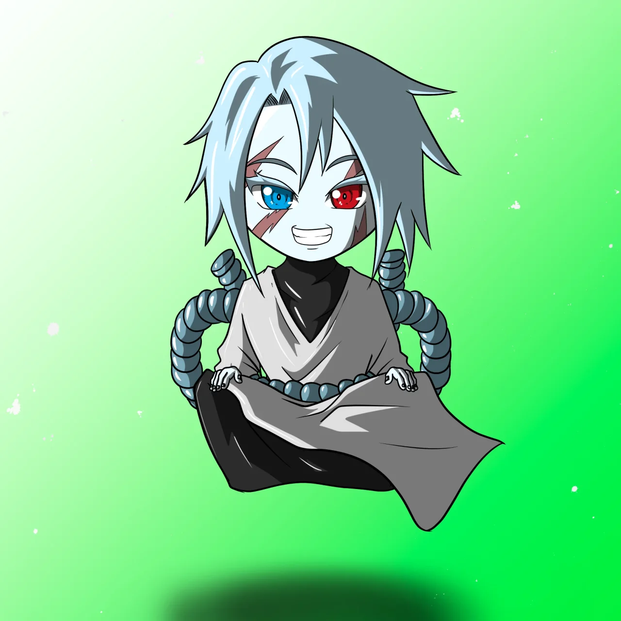 ALIEN #635. Alienzone NFT Chibi artwork.