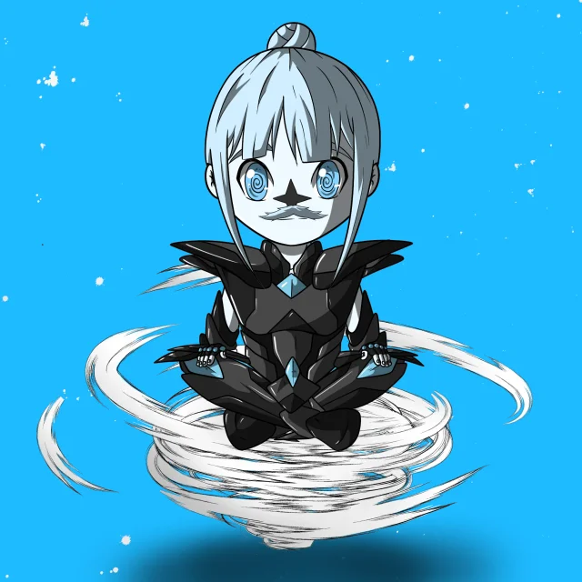 ALIEN #641. Version Chibi du NFT Alienzone.