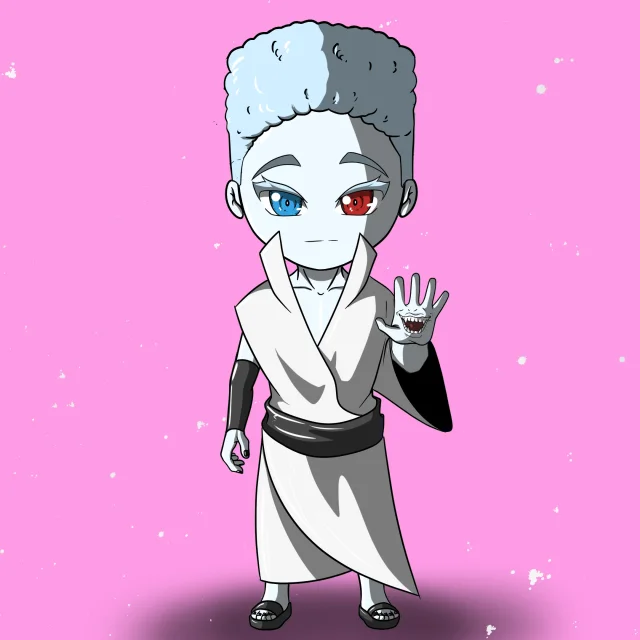 ALIEN #643. Version Chibi du NFT Alienzone.