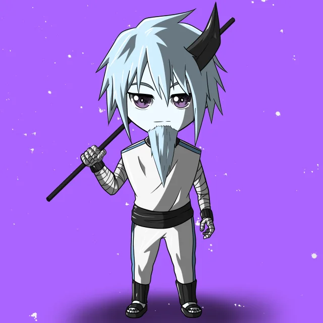 ALIEN #646. Version Chibi du NFT Alienzone.