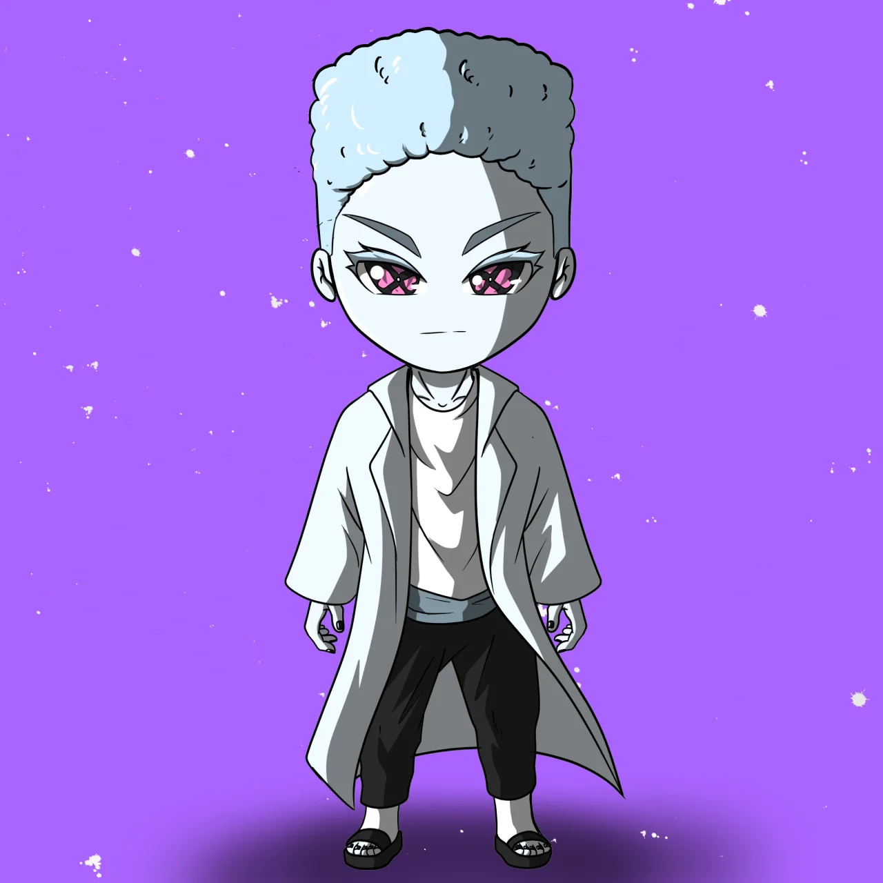 ALIEN #658. Alienzone NFT Chibi artwork.
