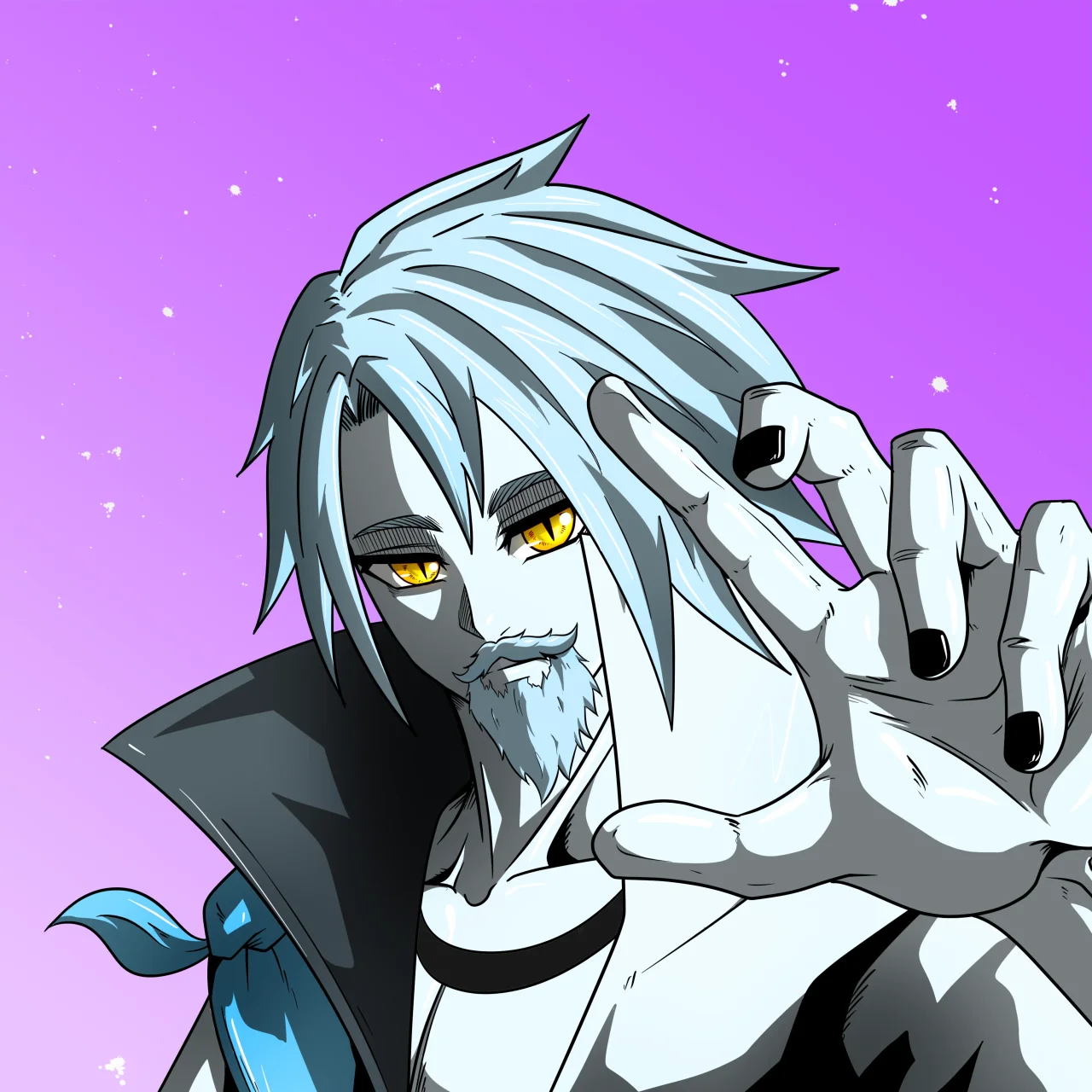 ALIEN #659. Alienzone digital collectible artwork. Eyes: Ryôshi; Hair: Bôshuku; Mark: None.
