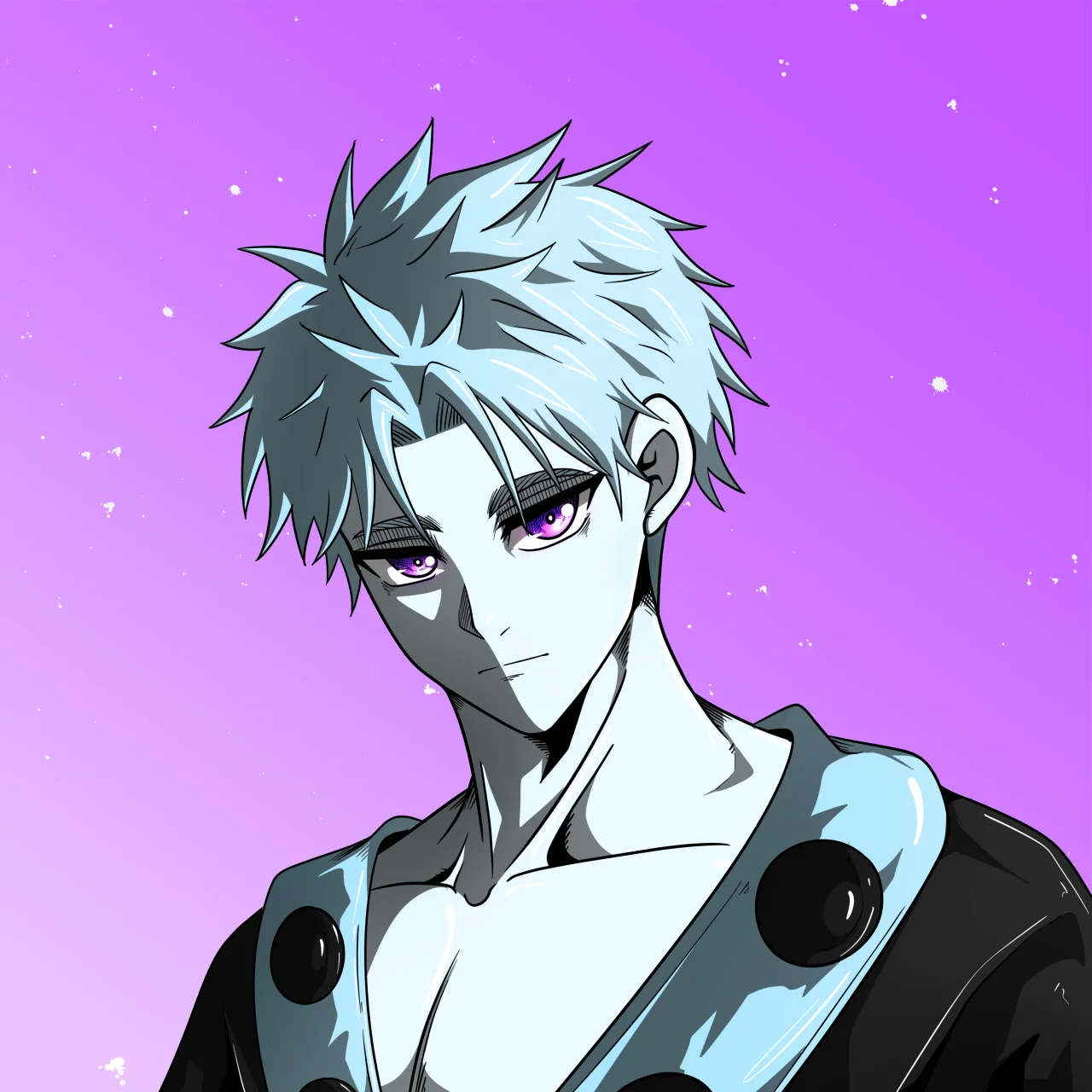 ALIEN #662. Alienzone digital collectible artwork. Eyes: Futâime; Hair: Sanzoku; Mark: None.