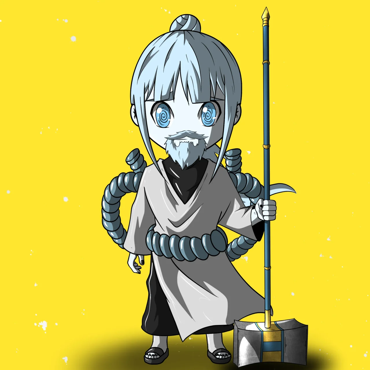 ALIEN #668. Alienzone NFT Chibi artwork.