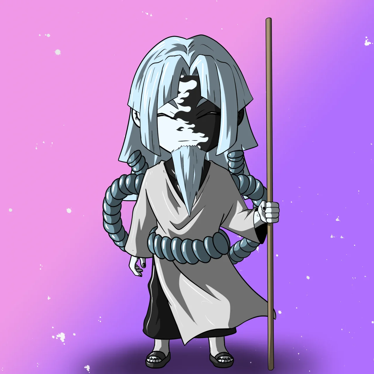 ALIEN #673. Alienzone NFT Chibi artwork.