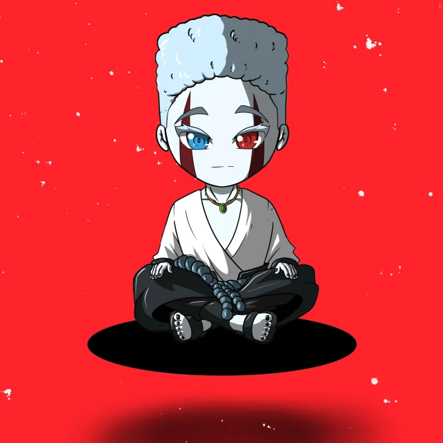 ALIEN #675. Alienzone NFT Chibi artwork.