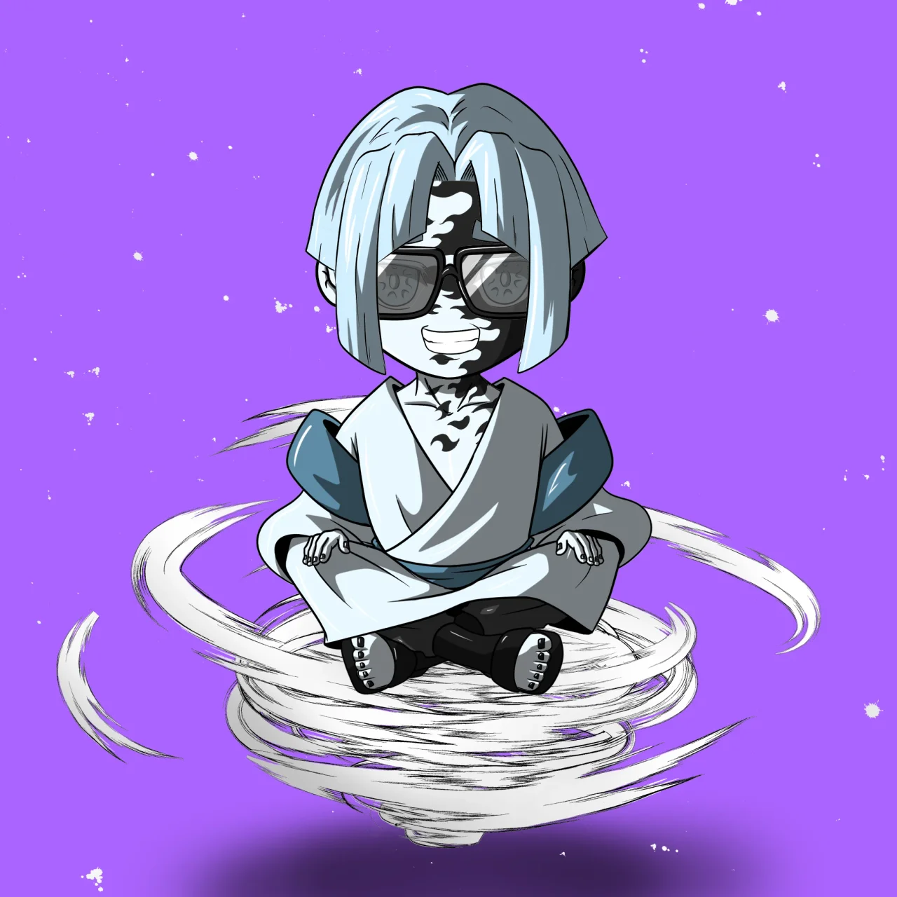 ALIEN #677. Alienzone NFT Chibi artwork.