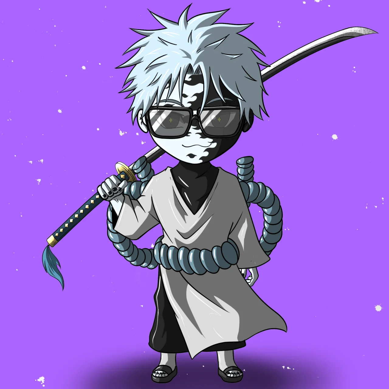 ALIEN #681. Alienzone NFT Chibi artwork.