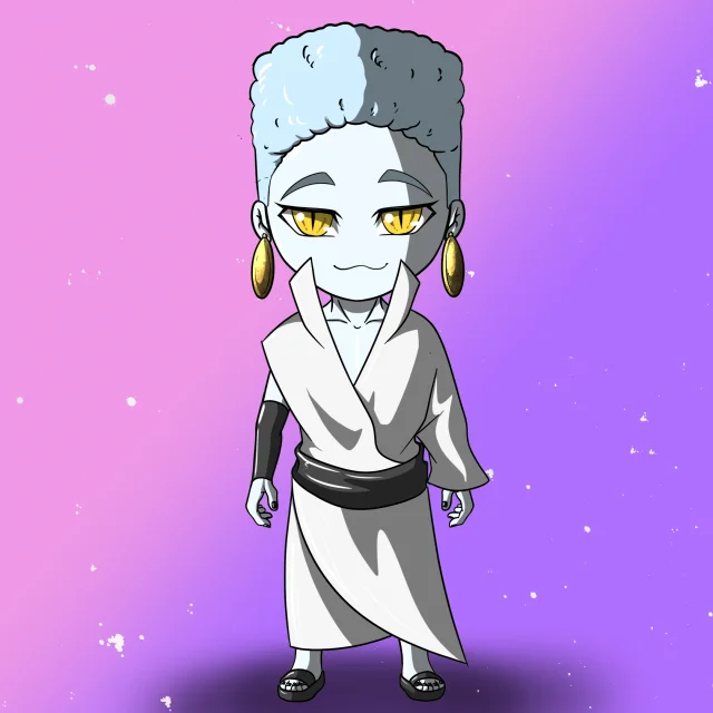 ALIEN #688. Version Chibi du NFT Alienzone.
