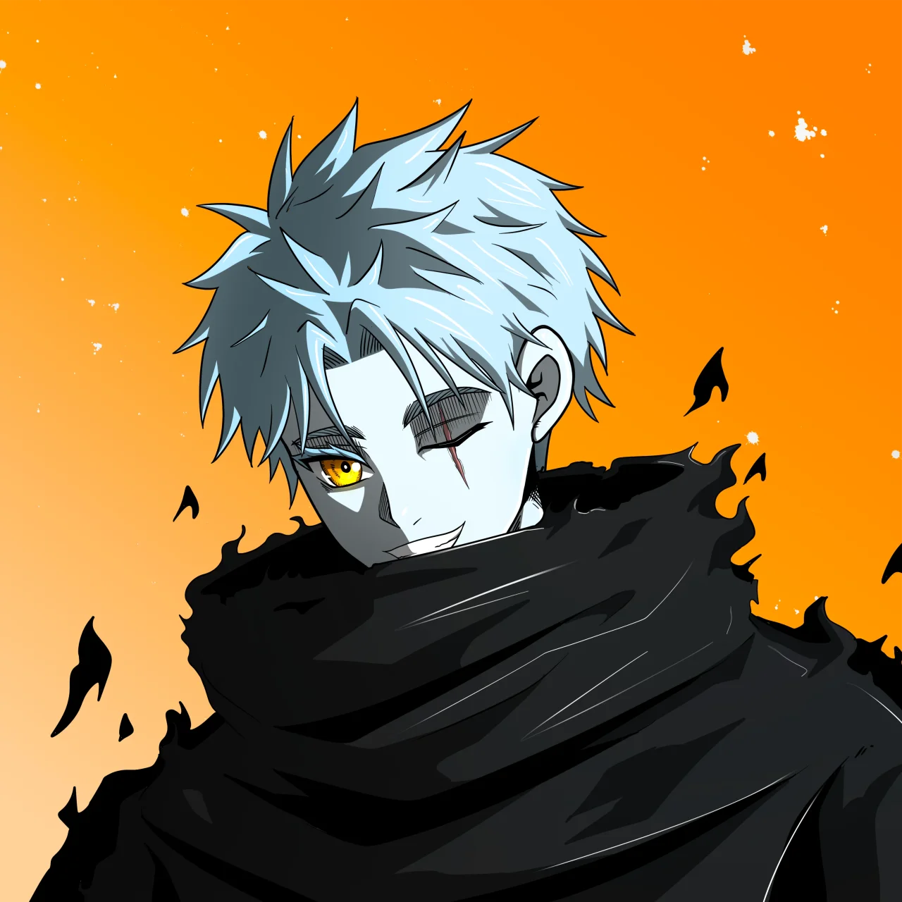 ALIEN #695. Alienzone digital collectible artwork. Eyes: Furukizu; Hair: Sanzoku; Mark: None.