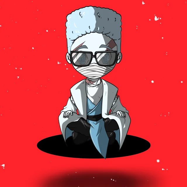 ALIEN #696. Version Chibi du NFT Alienzone.