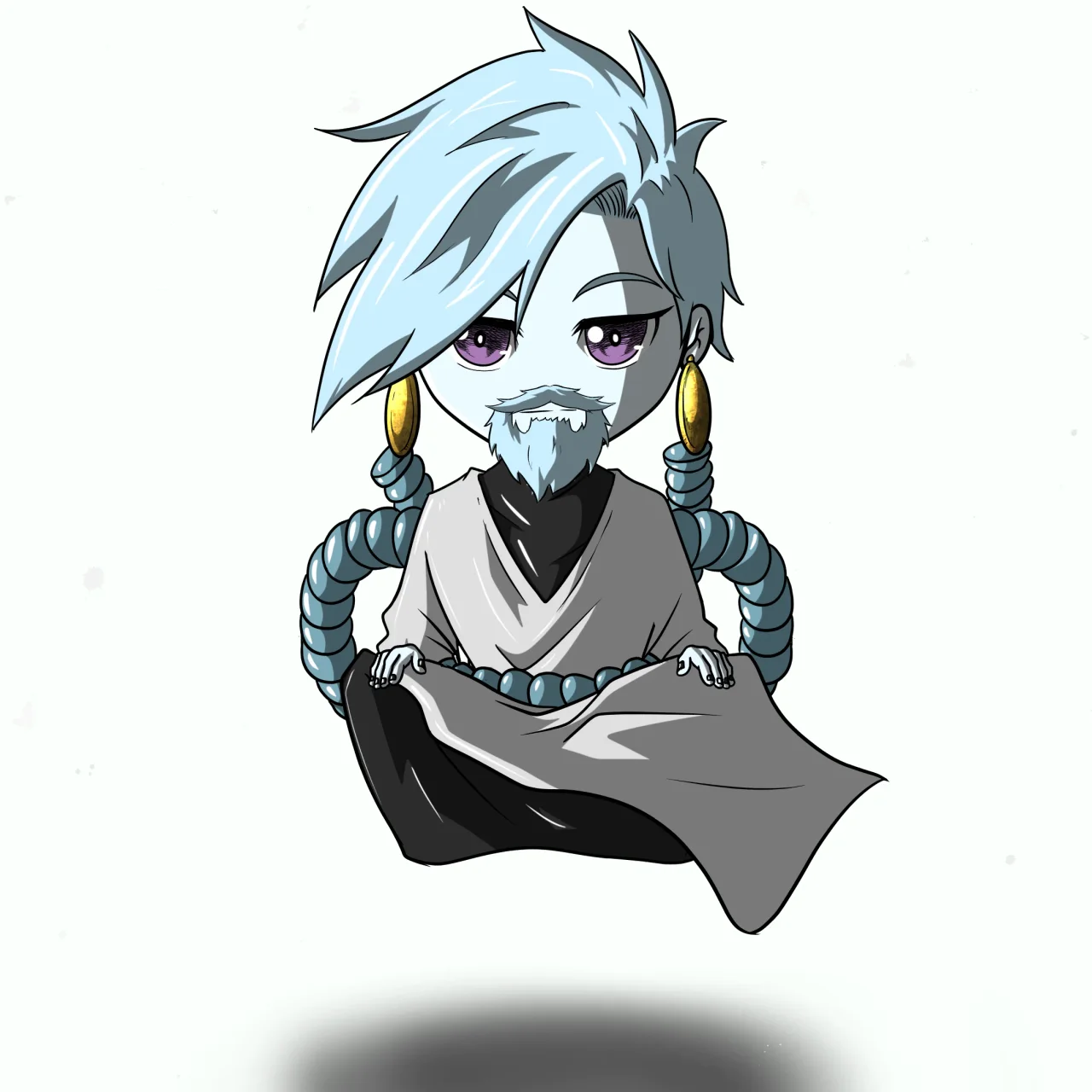 ALIEN #698. Alienzone NFT Chibi artwork.
