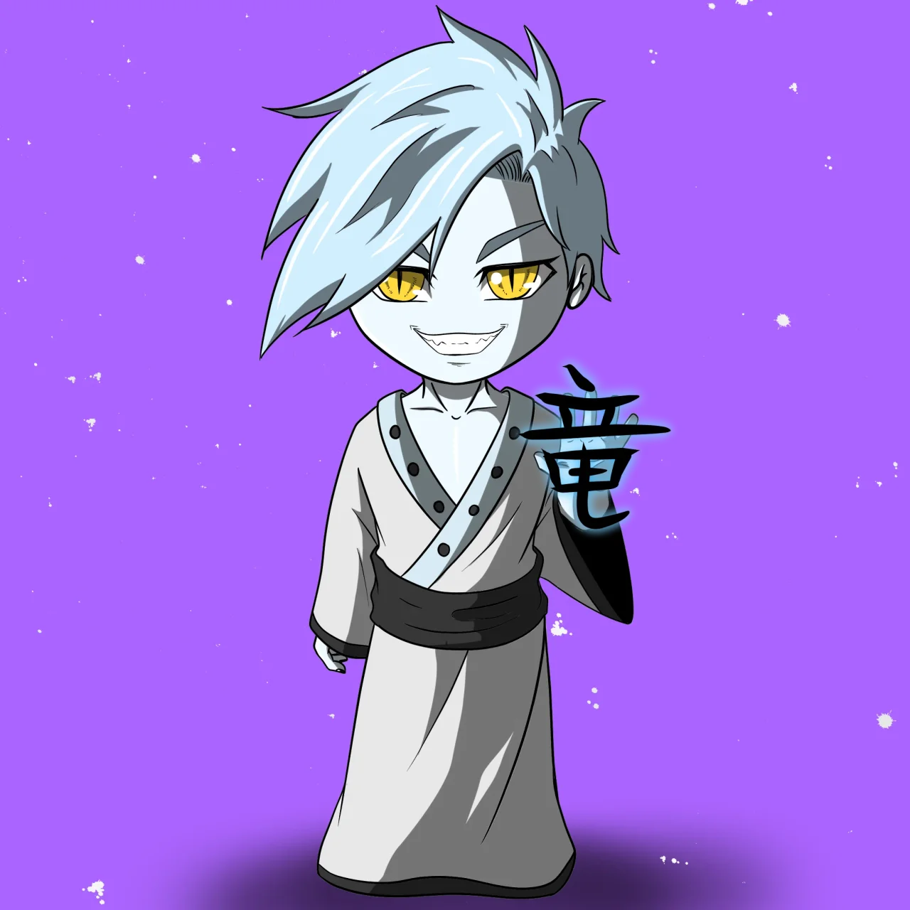 ALIEN #7. Alienzone NFT Chibi artwork.