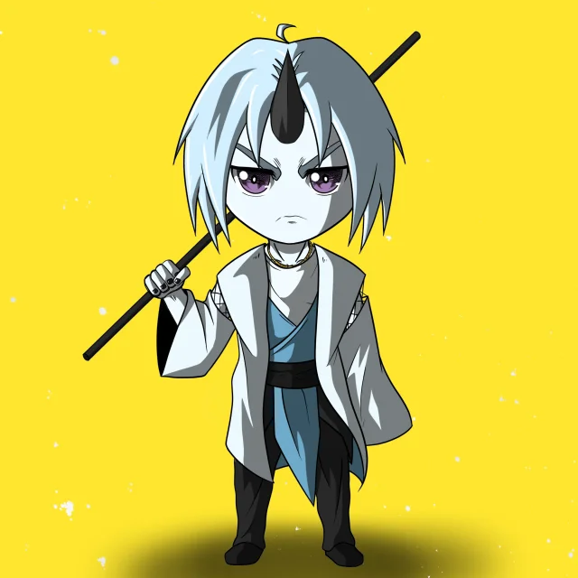 ALIEN #708. Version Chibi du NFT Alienzone.