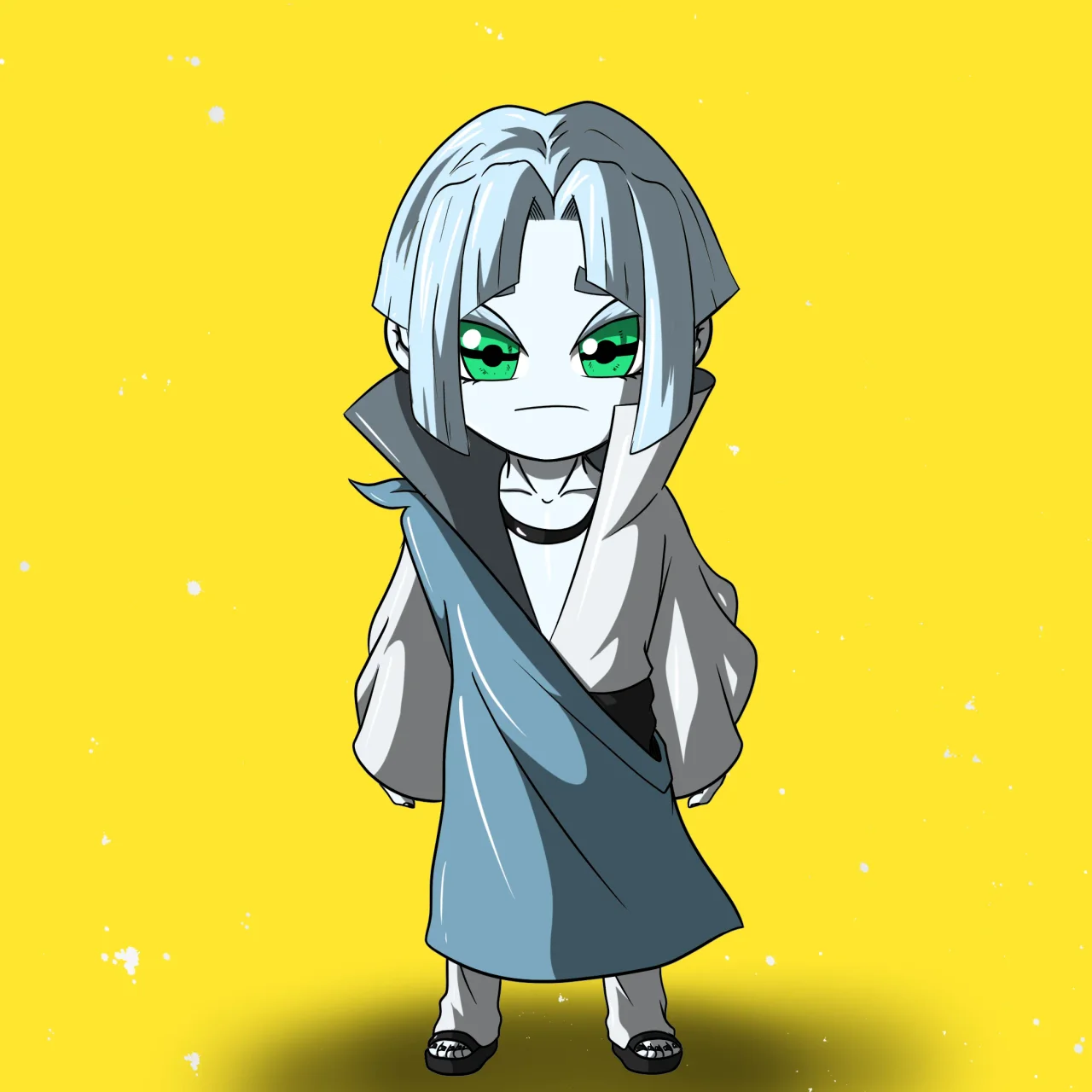 ALIEN #72. Alienzone NFT Chibi artwork.