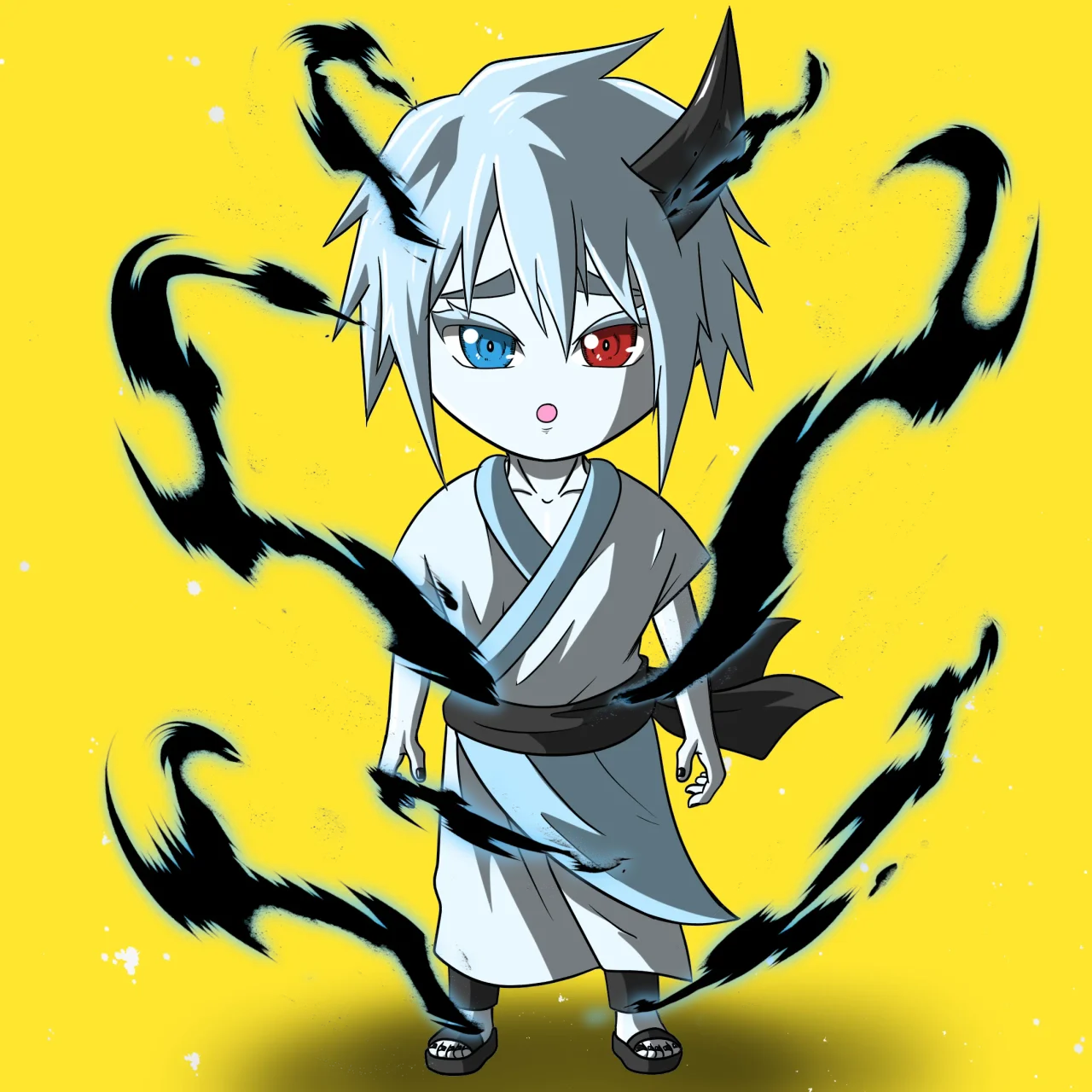ALIEN #724. Alienzone NFT Chibi artwork.