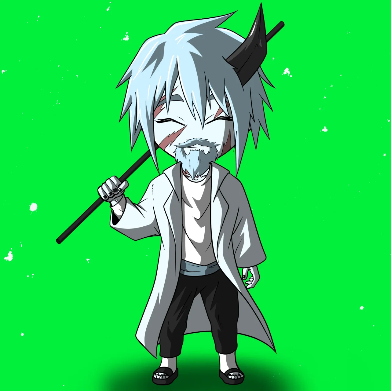 ALIEN #733. Version Chibi du NFT Alienzone.