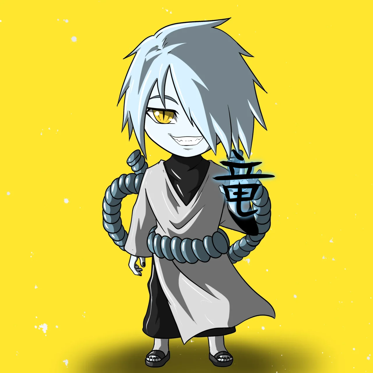 ALIEN #734. Alienzone NFT Chibi artwork.