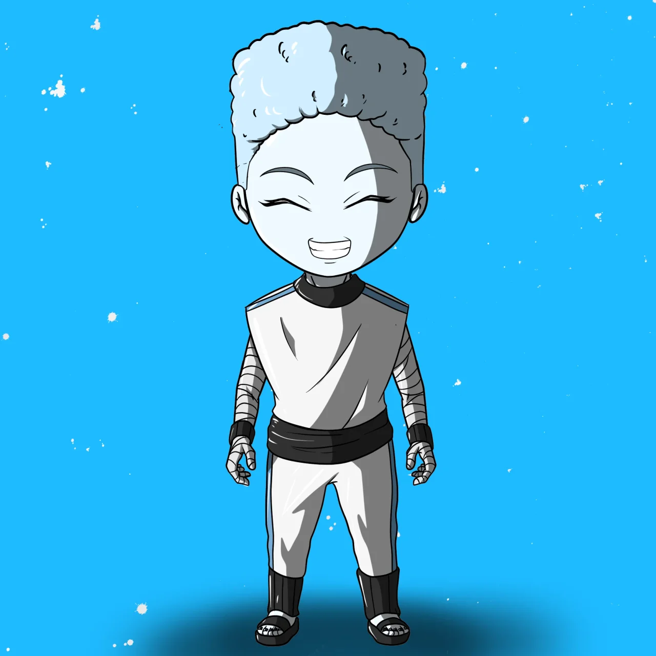 ALIEN #738. Alienzone NFT Chibi artwork.