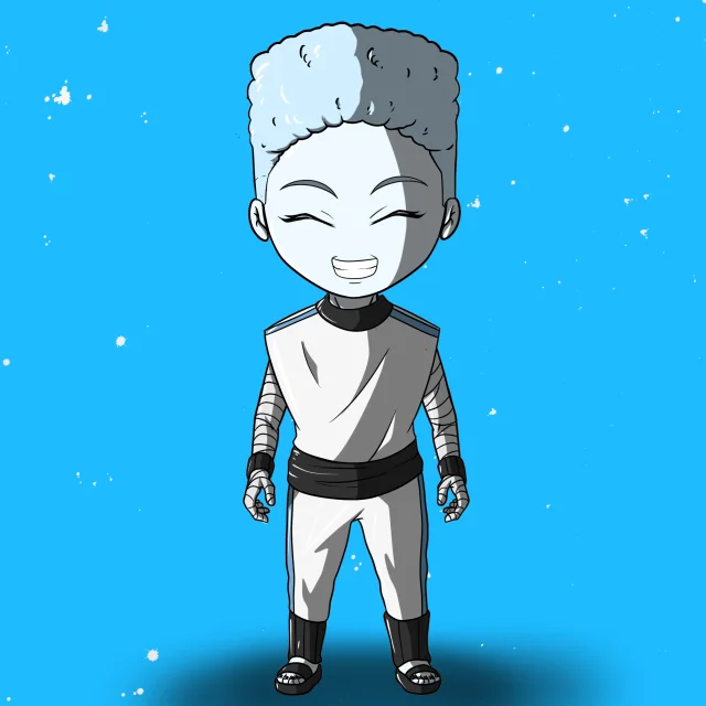 ALIEN #738. Version Chibi du NFT Alienzone.
