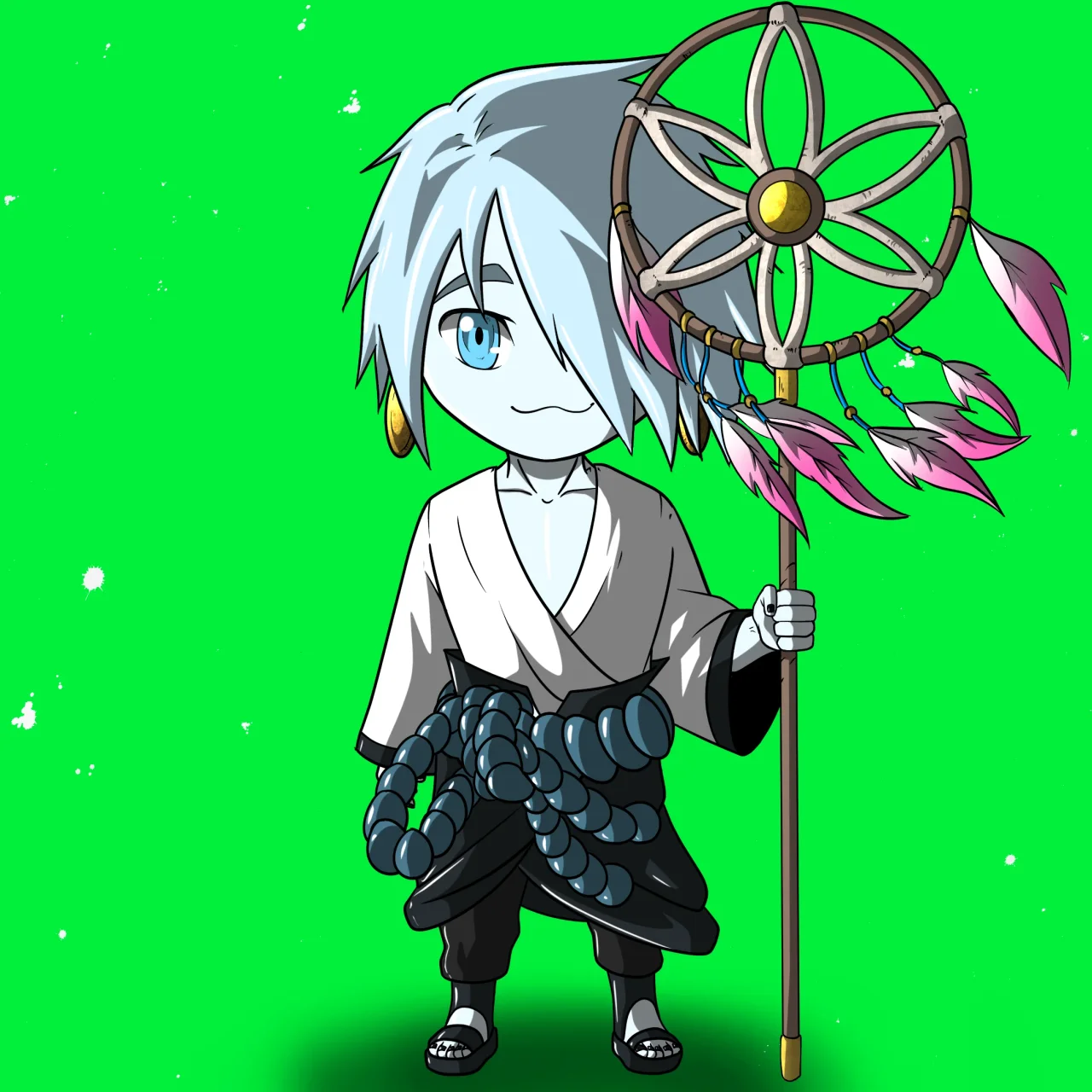 ALIEN #74. Alienzone NFT Chibi artwork.