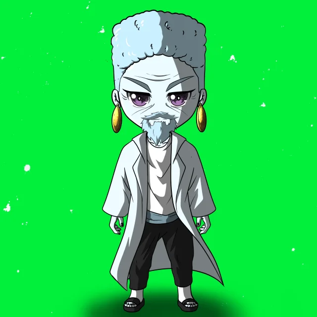 ALIEN #747. Version Chibi du NFT Alienzone.