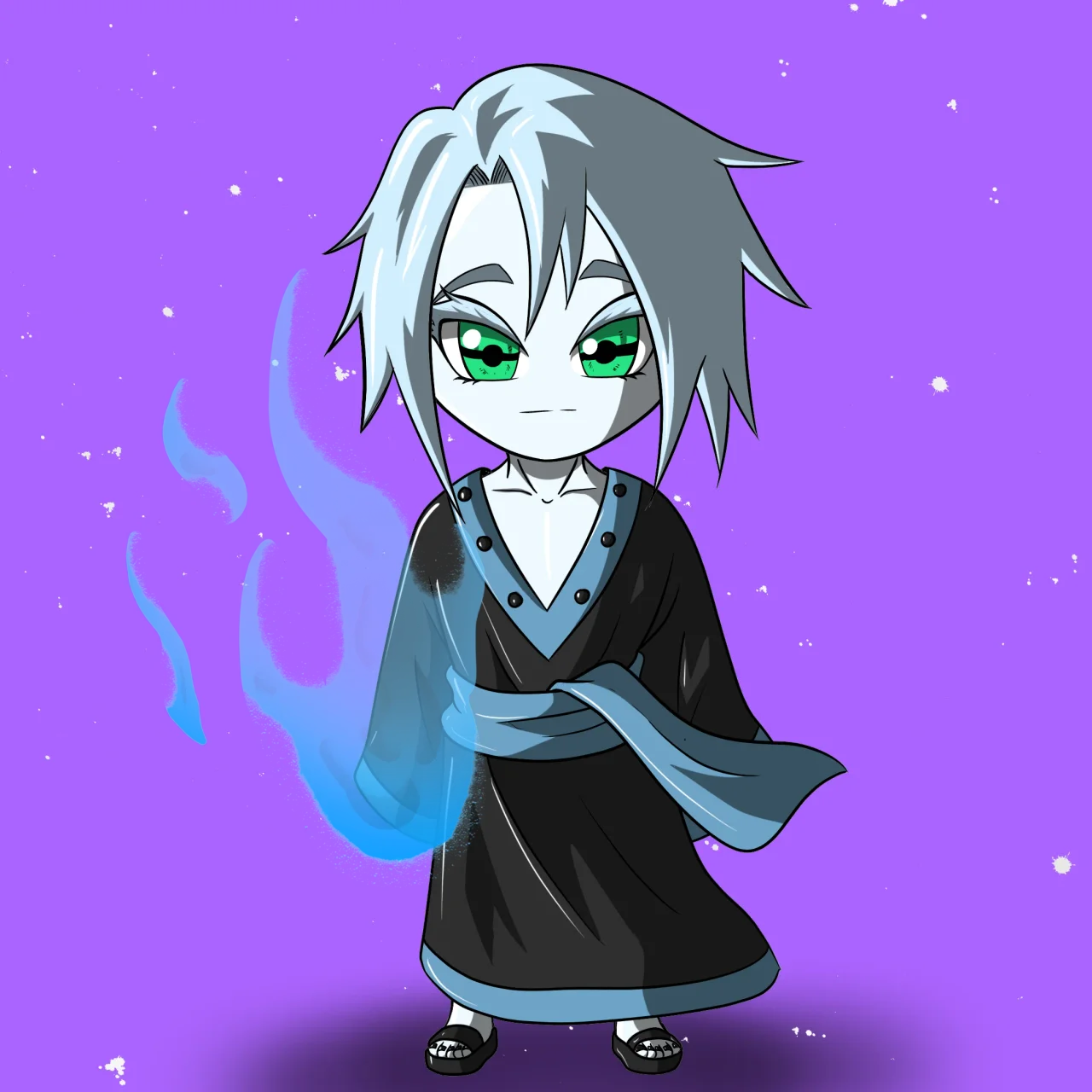 ALIEN #75. Alienzone NFT Chibi artwork.