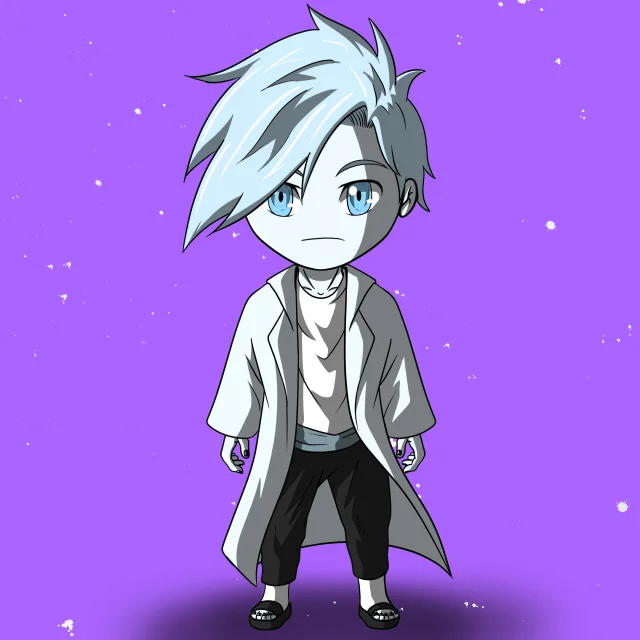 ALIEN #76. Alienzone NFT Chibi artwork.