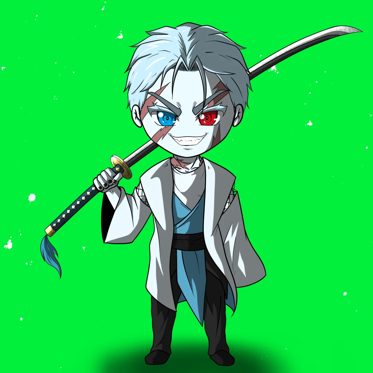 ALIEN #761. Alienzone NFT Chibi artwork.
