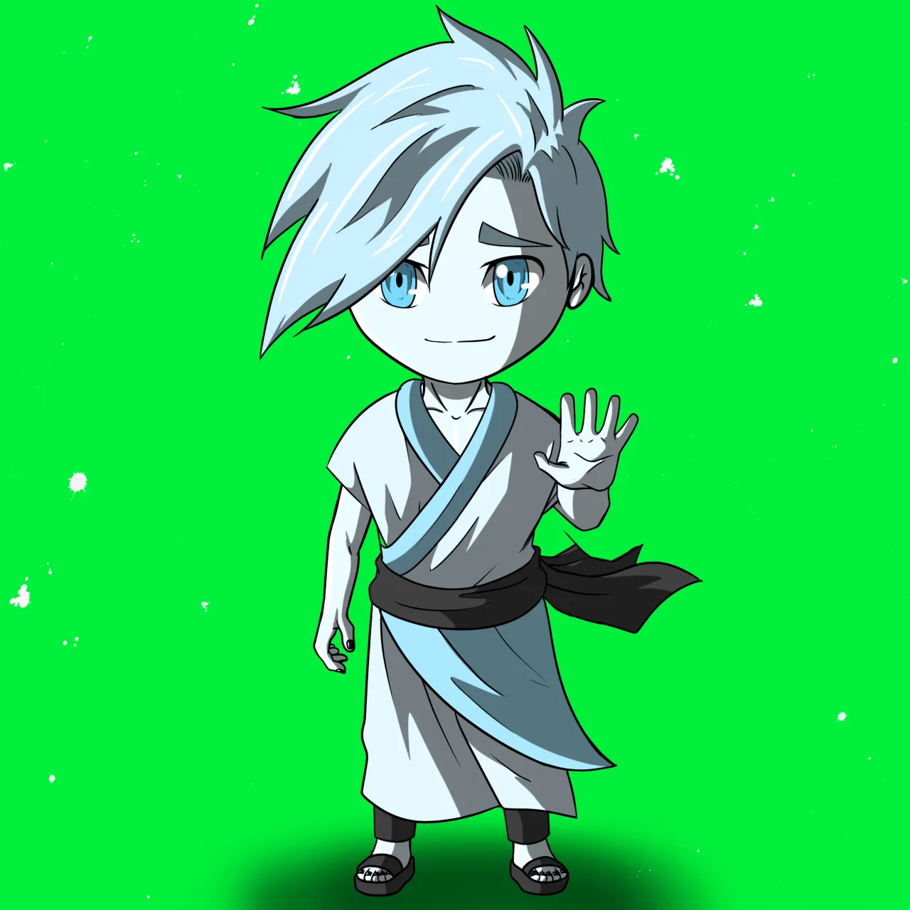 ALIEN #762. Alienzone NFT Chibi artwork.