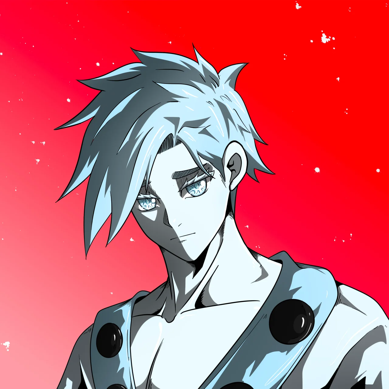 ALIEN #77. Alienzone digital collectible artwork. Eyes: Jûtenteki; Hair: Migime; Mark: None.
