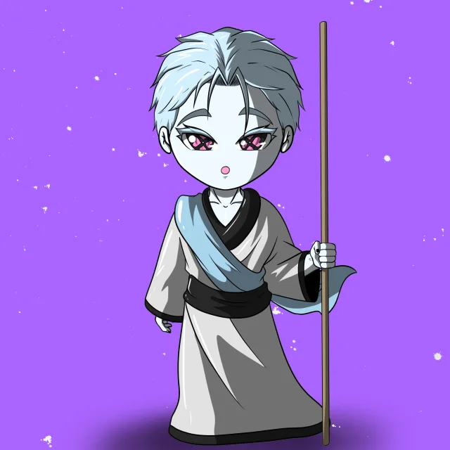 ALIEN #777. Version Chibi du NFT Alienzone.