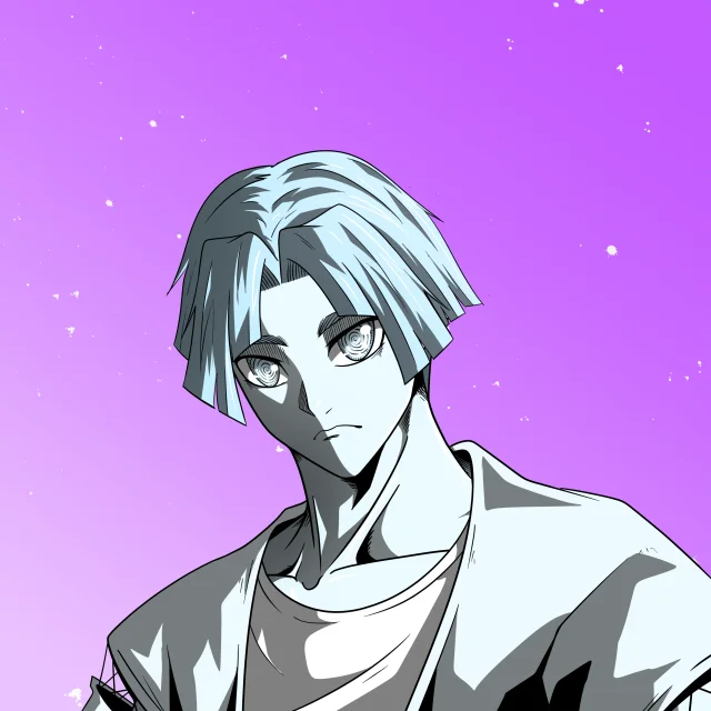 ALIEN #78. Alienzone digital collectible artwork. Eyes: Konran; Hair: Zenbatsu; Mark: None.