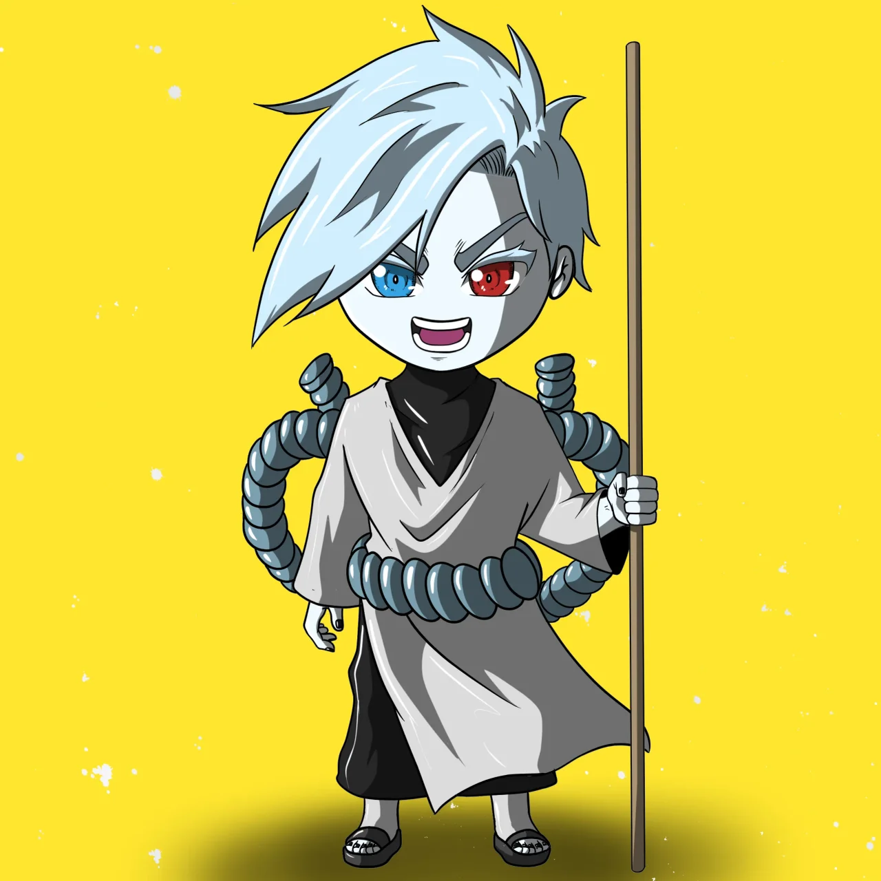 ALIEN #784. Alienzone NFT Chibi artwork.