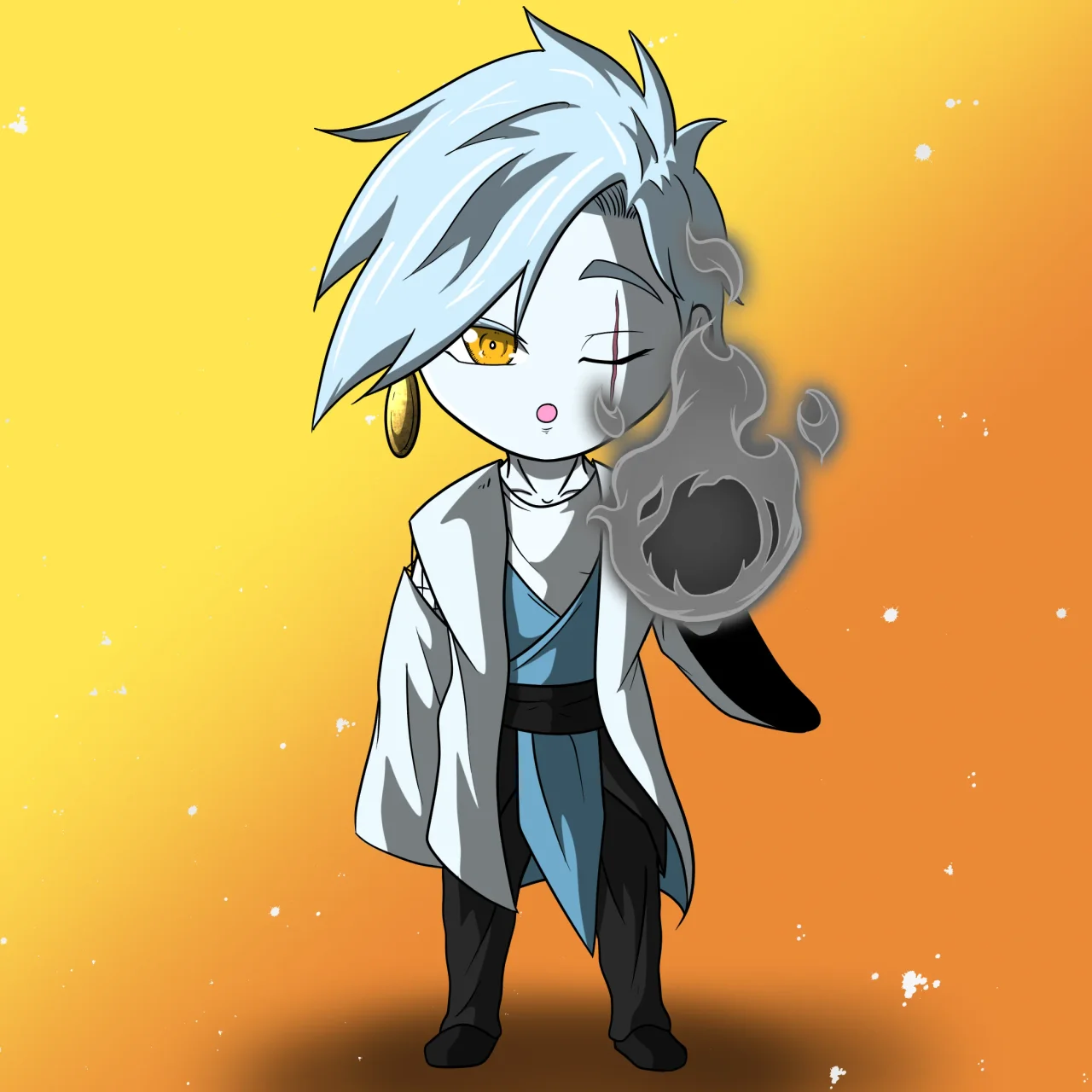 ALIEN #786. Version Chibi du NFT Alienzone.