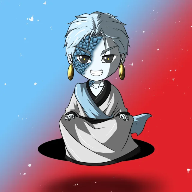 ALIEN #794. Version Chibi du NFT Alienzone.