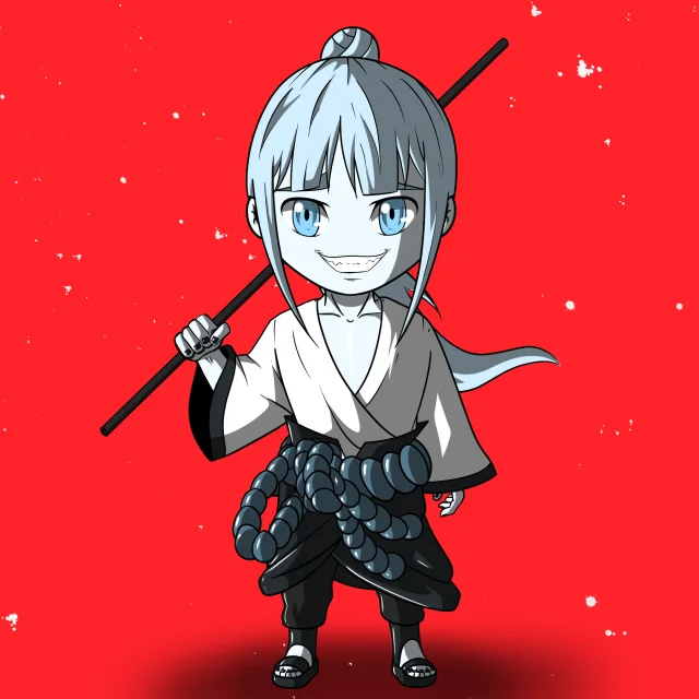 ALIEN #796. Version Chibi du NFT Alienzone.