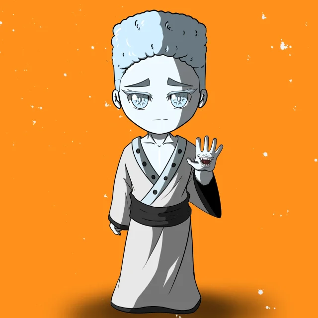 ALIEN #8. Alienzone NFT Chibi artwork.