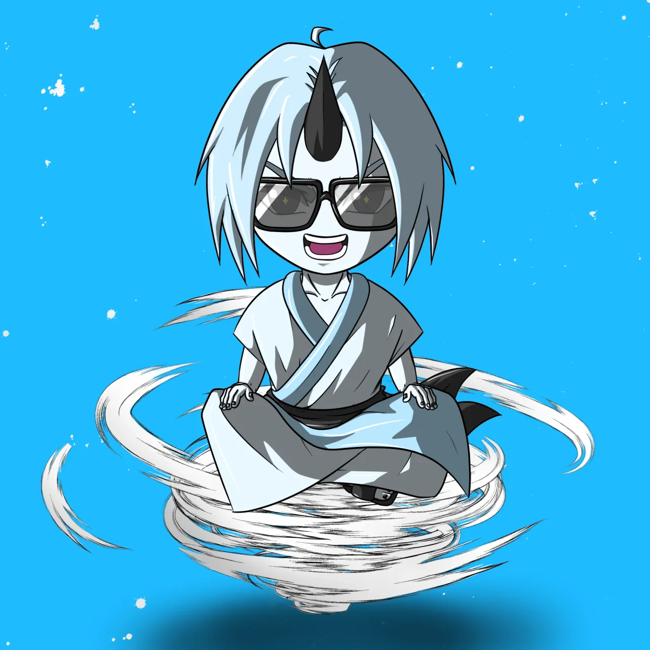 ALIEN #802. Alienzone NFT Chibi artwork.