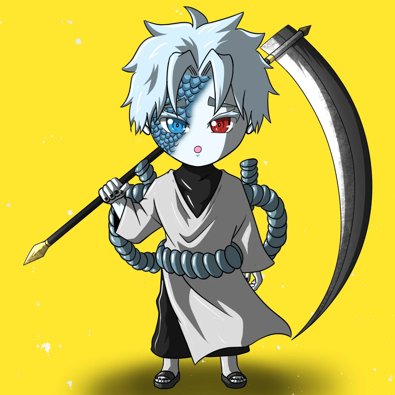 ALIEN #808. Alienzone NFT Chibi artwork.