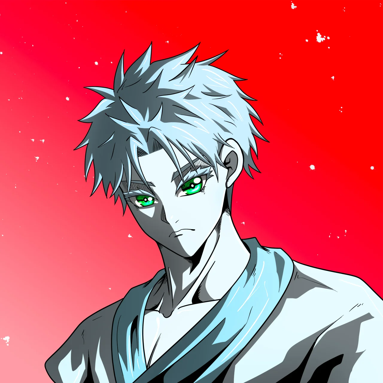 ALIEN #811. Alienzone digital collectible artwork. Eyes: Kôhaimoku; Hair: Sanzoku; Mark: None.