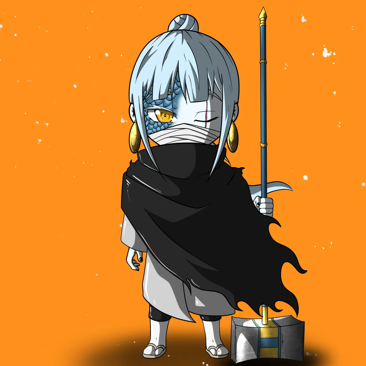 ALIEN #812. Version Chibi du NFT Alienzone.