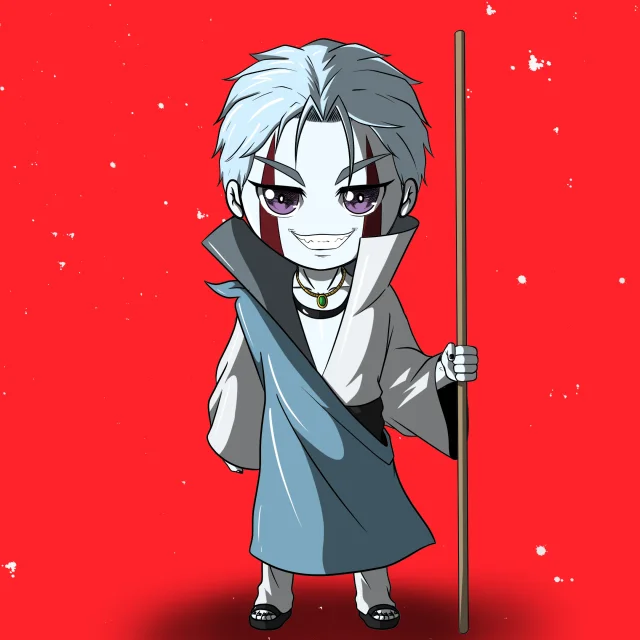 ALIEN #817. Version Chibi du NFT Alienzone.