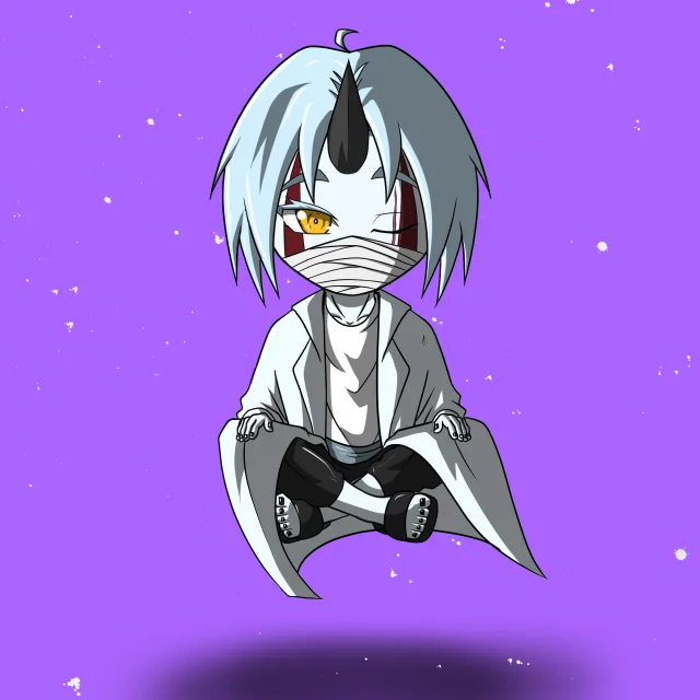 ALIEN #818. Version Chibi du NFT Alienzone.