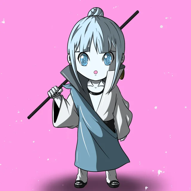 ALIEN #819. Version Chibi du NFT Alienzone.